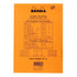 Rhodia No. 16 Top Stapled Legal Pad A5 Lined Orange