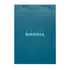 Rhodia No. 16 Top Stapled Notepad A5 Grid Peacock
