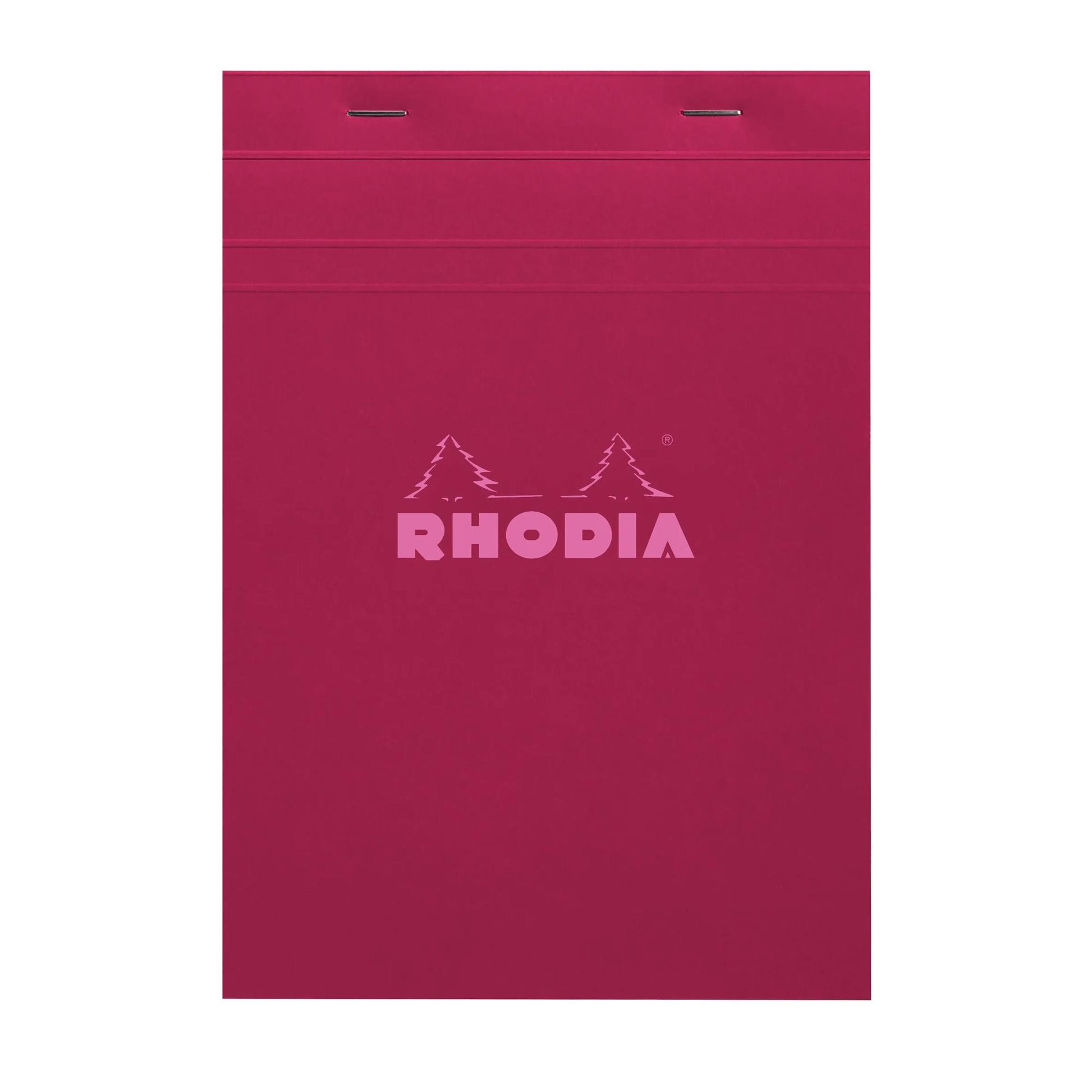 Rhodia No. 16 Top Stapled Notepad A5 Grid Plum