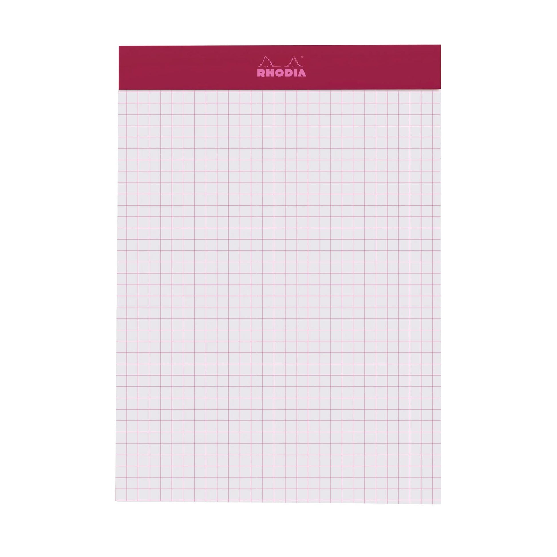 Rhodia No. 16 Top Stapled Notepad A5 Grid Plum