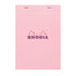 Rhodia No. 16 Top Stapled Notepad A5 Grid Rose