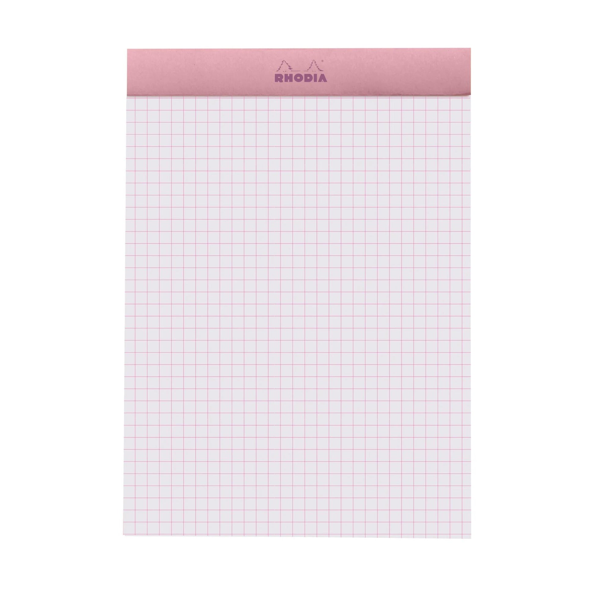 Rhodia No. 16 Top Stapled Notepad A5 Grid Rose