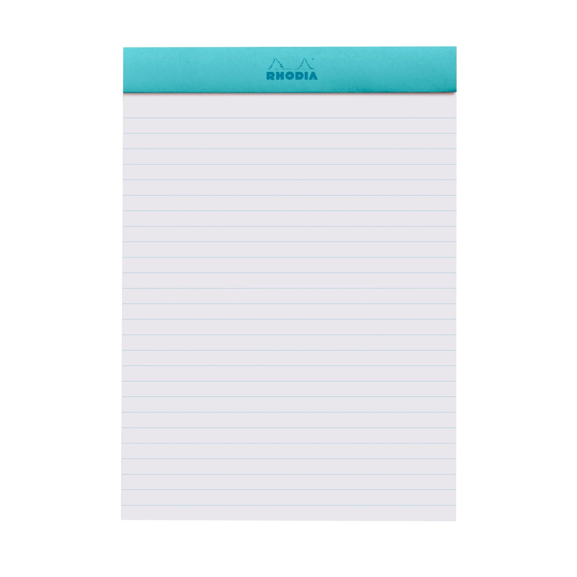 Rhodia No. 16 Top Stapled Notepad A5 Lined Azure Blue