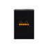 Rhodia Wirebound Notepad A5 Grid Black