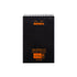 Rhodia Wirebound Notepad A5 Grid Black