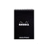 Rhodia Wirebound Notepad A5 Dot Grid Black
