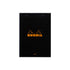 Rhodia No. 16 Top Stapled Notepad A5 Lined Black
