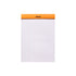 Rhodia No. 16 Top Stapled Notepad A5 Lined Orange