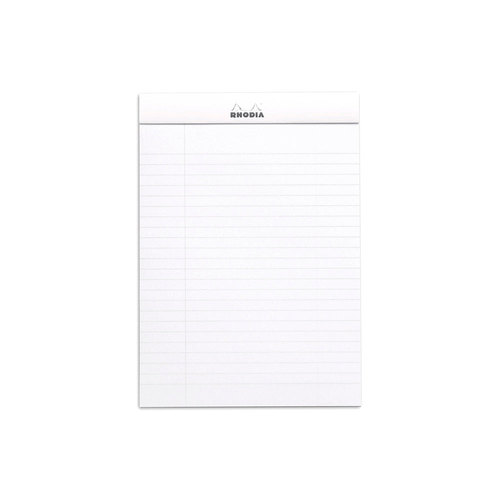 Rhodia No. 16 Top Stapled Notepad A5 Lined White