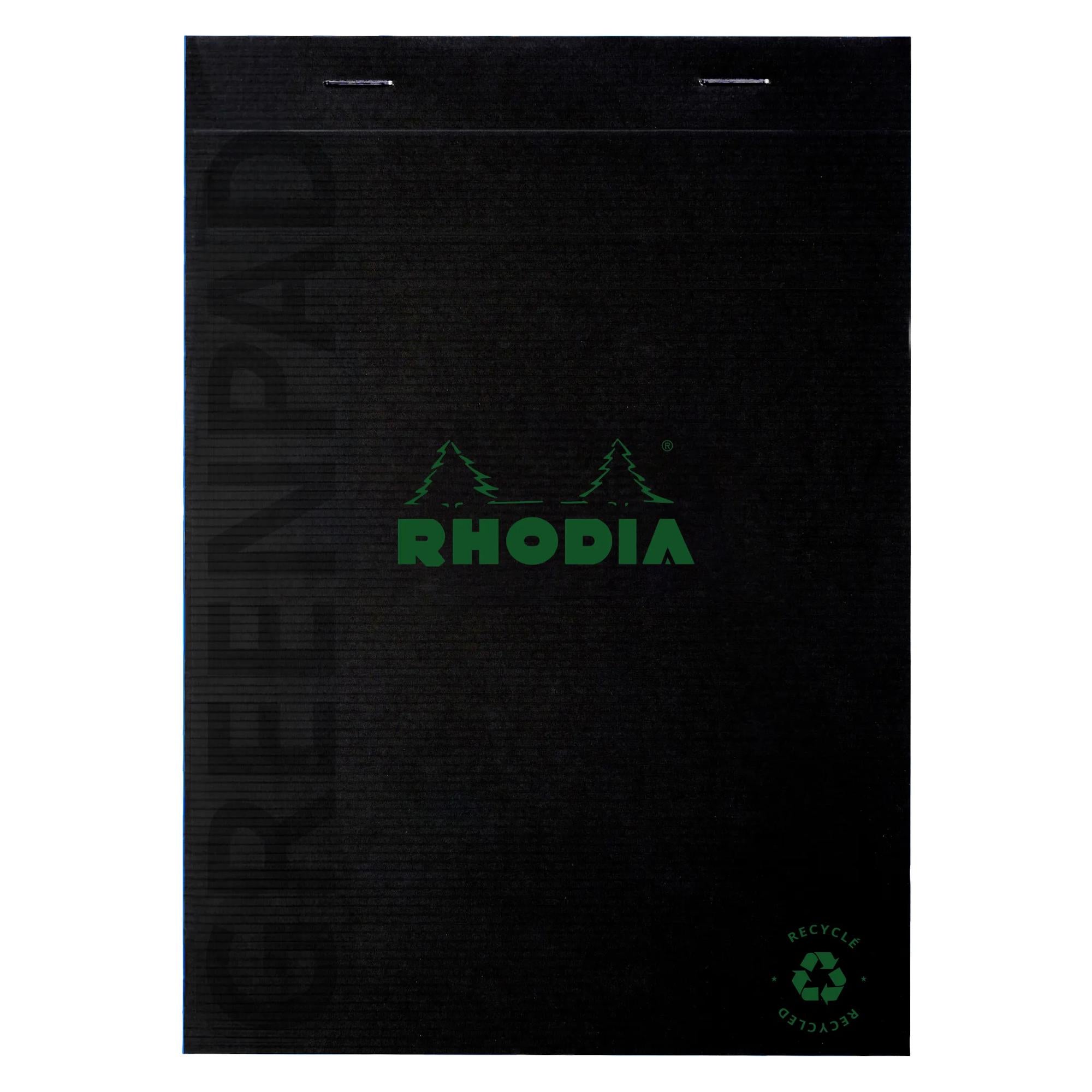 Rhodia Greenactive No. 16 Top Stapled Greenpad 100% Recycled A5 Lined
