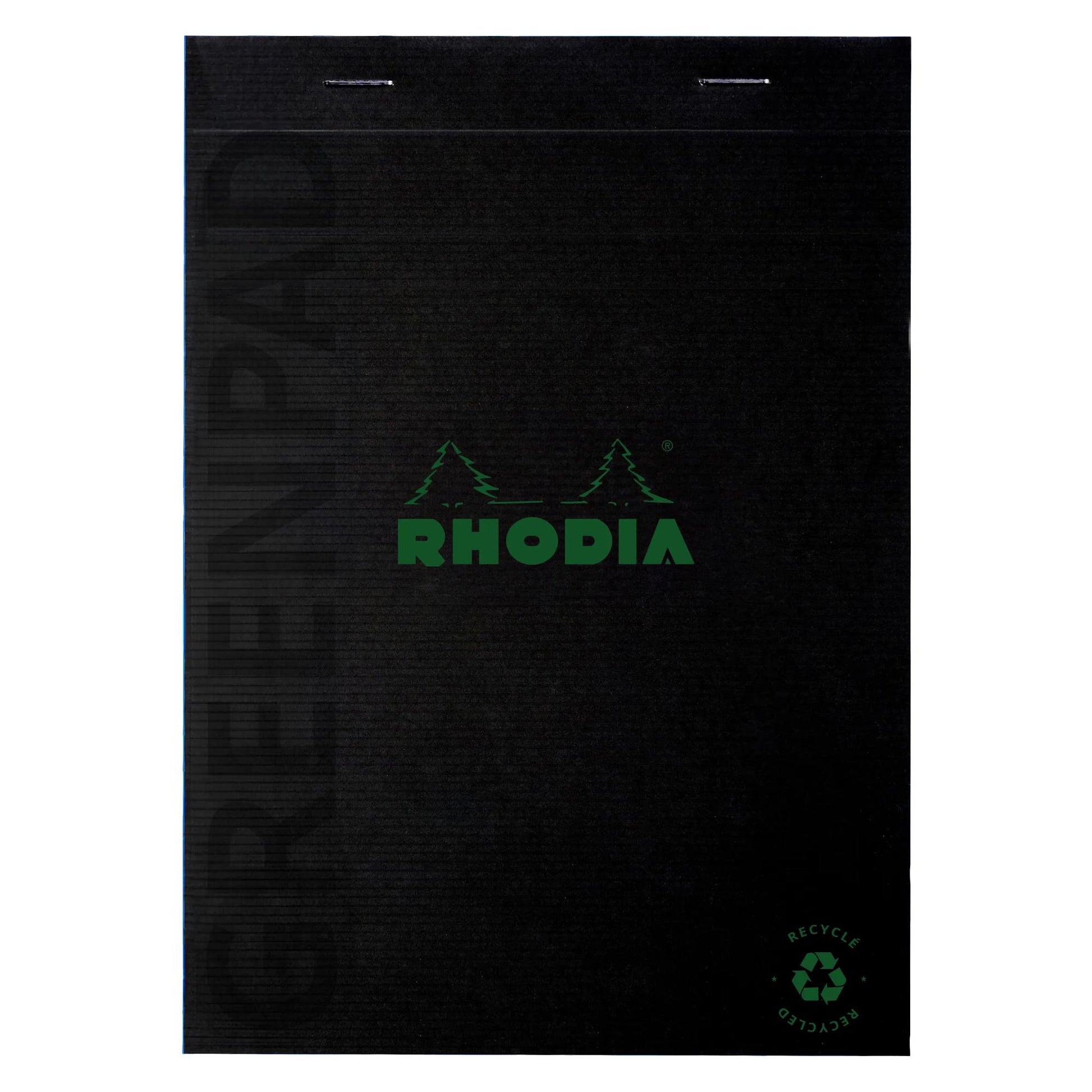 Rhodia Greenactive No. 16 Top Stapled Greenpad 100% Recycled A5 Lined