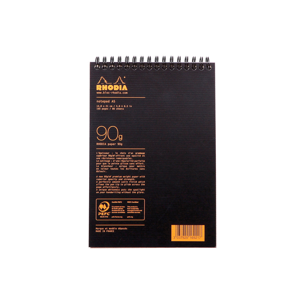 Rhodiactive Wirebound Notepad A5 Lined