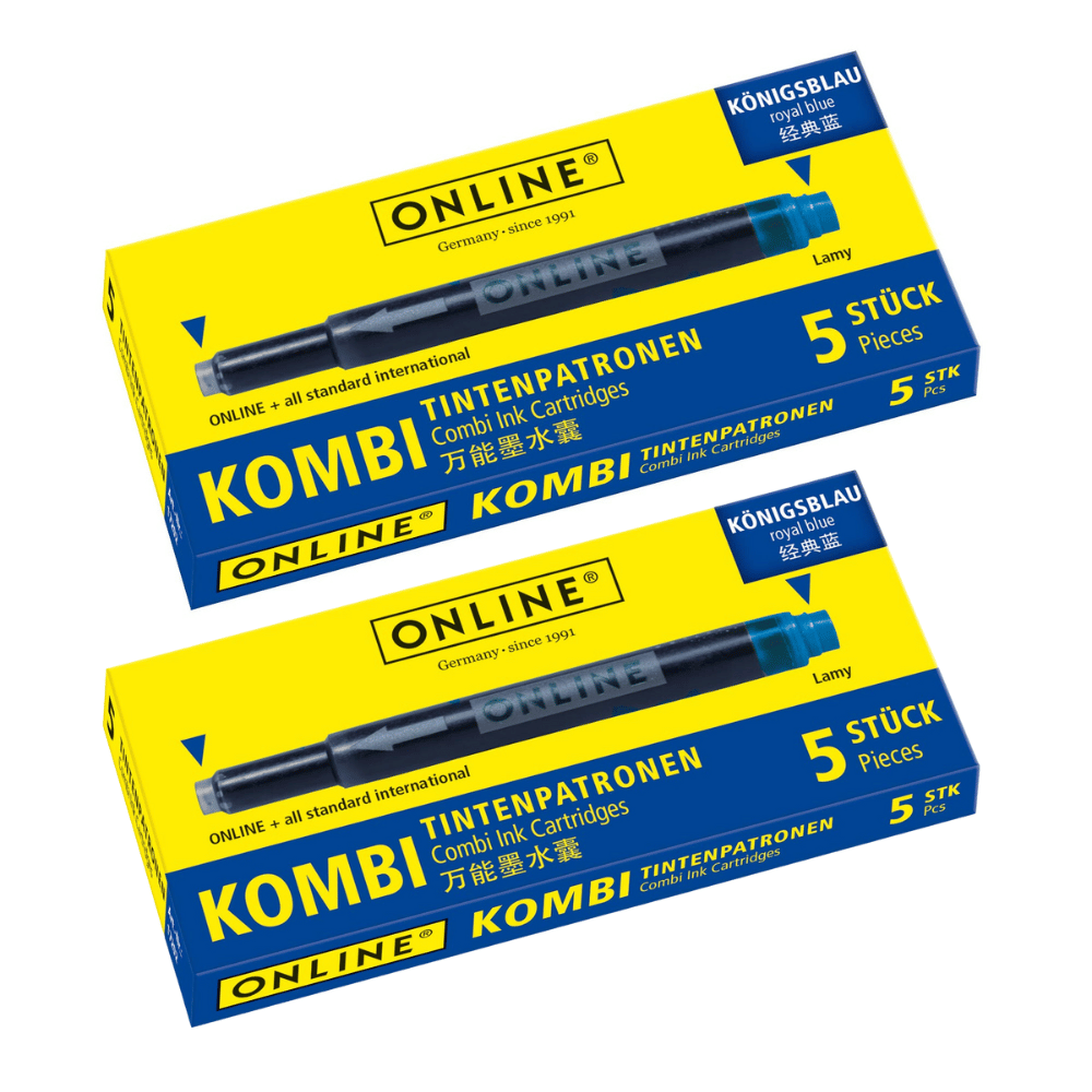 ONLINE Germany Kombi Ink Cartridges Pack of 10 Blue