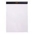 Rhodia No. 18 Top Stapled Notepad A4 Blank Black
