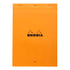 Rhodia No. 18 Top Stapled Notepad A4 Blank Orange