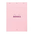 Rhodia No. 18 Top Stapled Notepad A4 Lined Rose