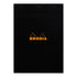 Rhodia No. 18 Top Stapled Notepad A4 Grid Black