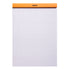 Rhodia No. 18 Top Stapled Notepad A4 Grid Orange