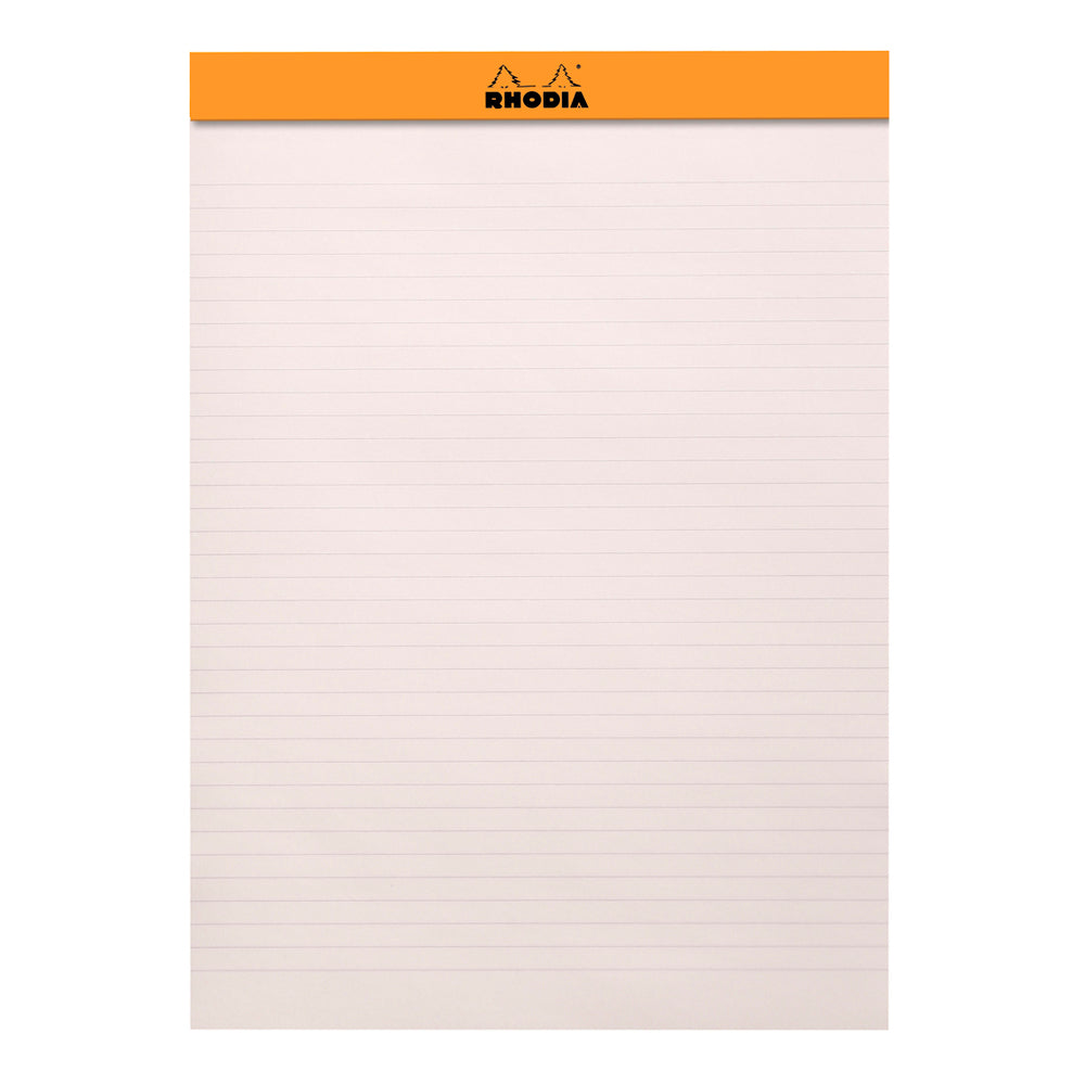Rhodia Premium R No. 18 Top Stapled Notepad A4 Lined Black
