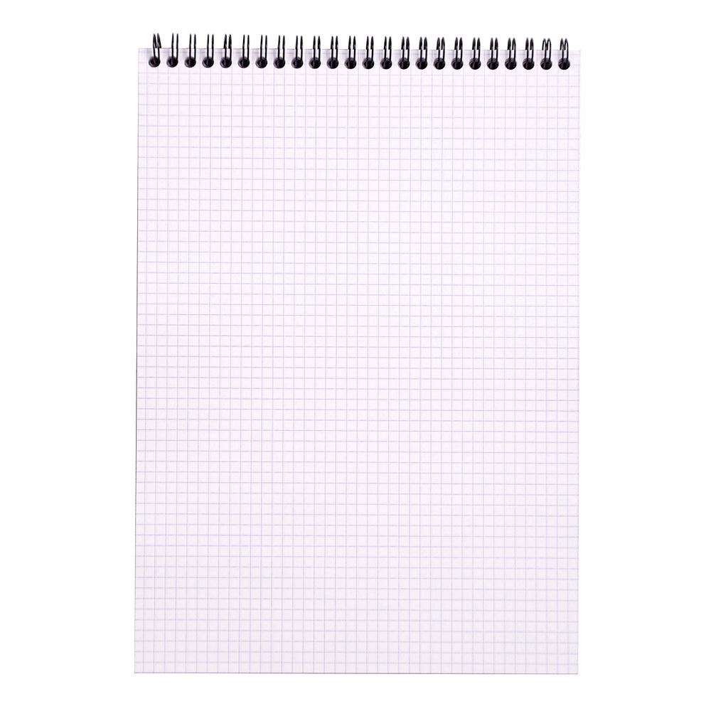 Rhodia Wirebound Notepad A4 Grid Black