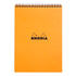 Rhodia Wirebound Notepad A4 Grid Orange