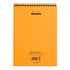 Rhodia Wirebound Notepad A4 Grid Orange