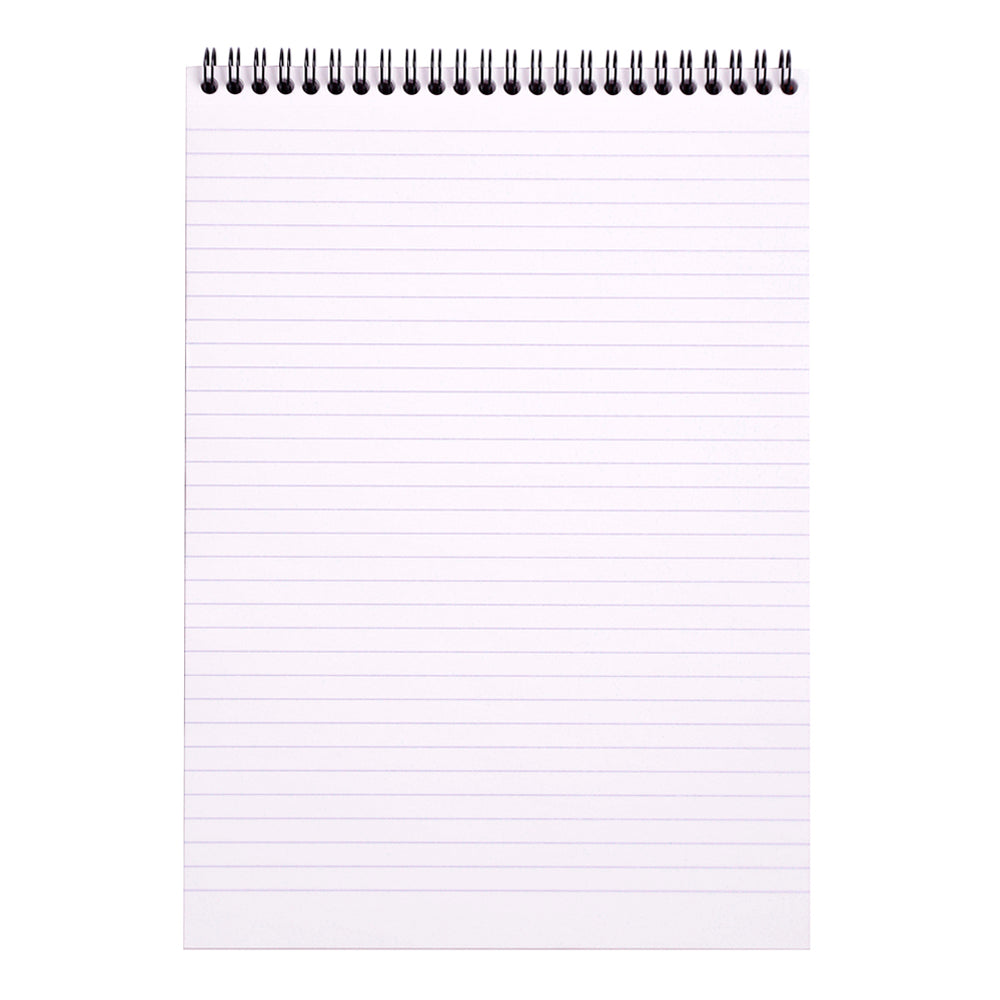 Rhodia Wirebound Notepad A4 Lined Black