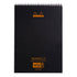 Rhodia Wirebound Notepad A4 Lined Black