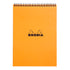 Rhodia Wirebound Notepad A4 Lined Orange
