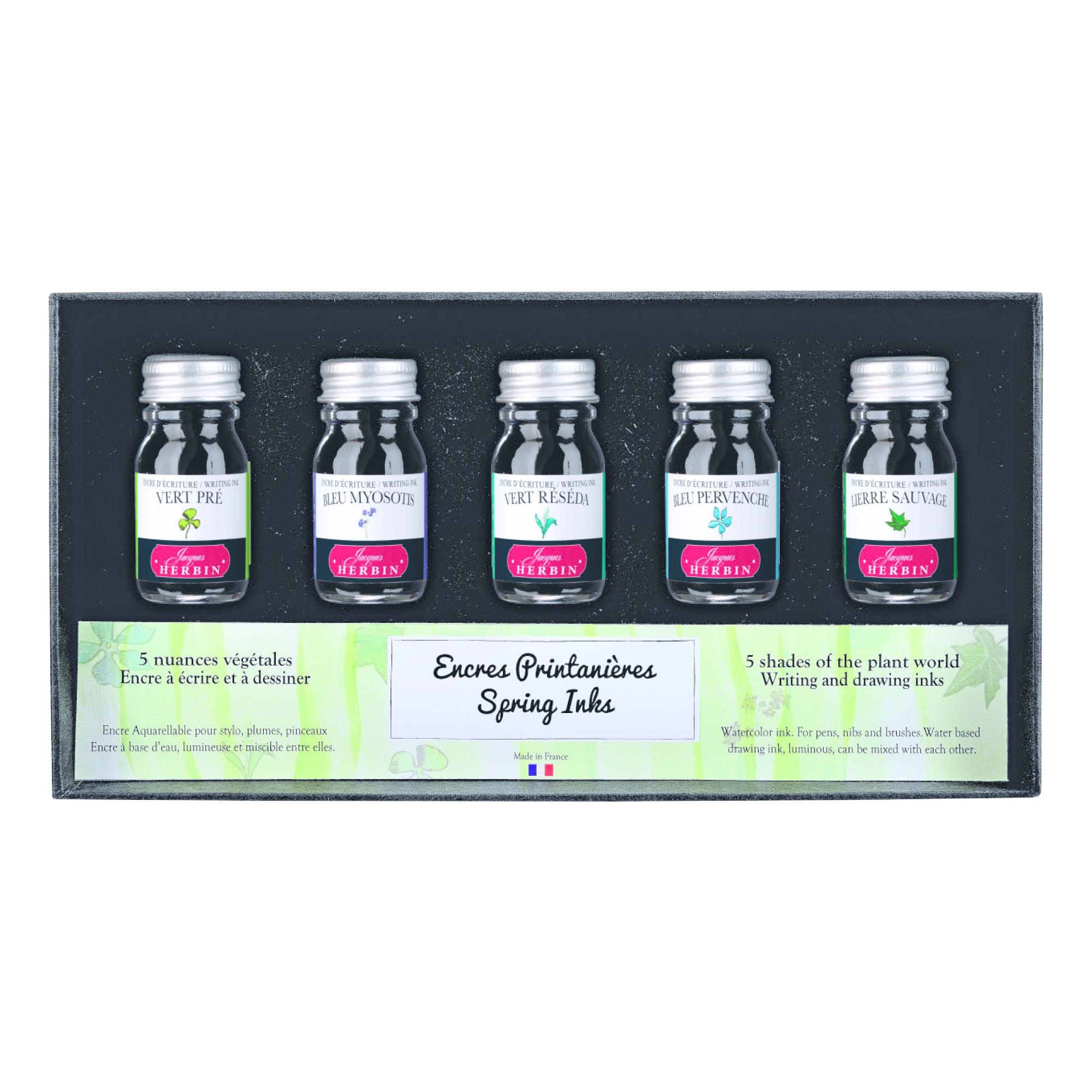 Jacques Herbin Writing Inks Set Spring