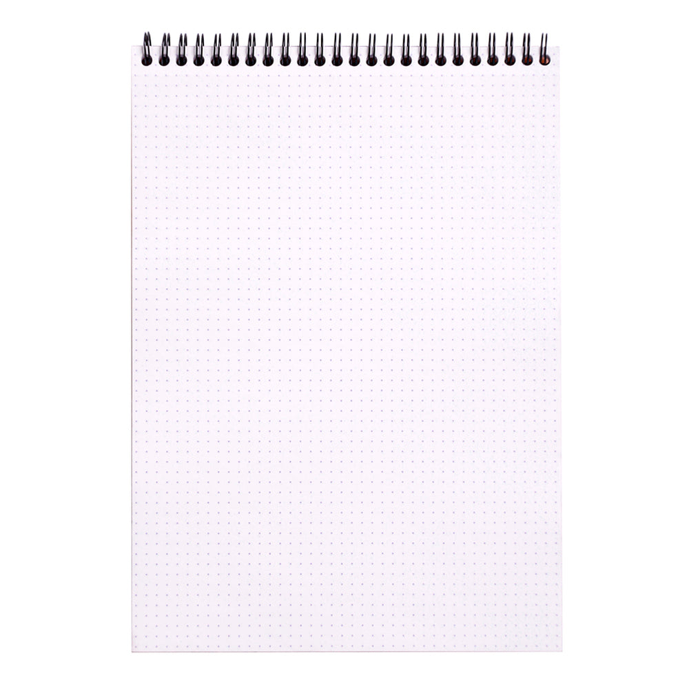 Rhodia Wirebound Notepad A4 Dot Grid Orange