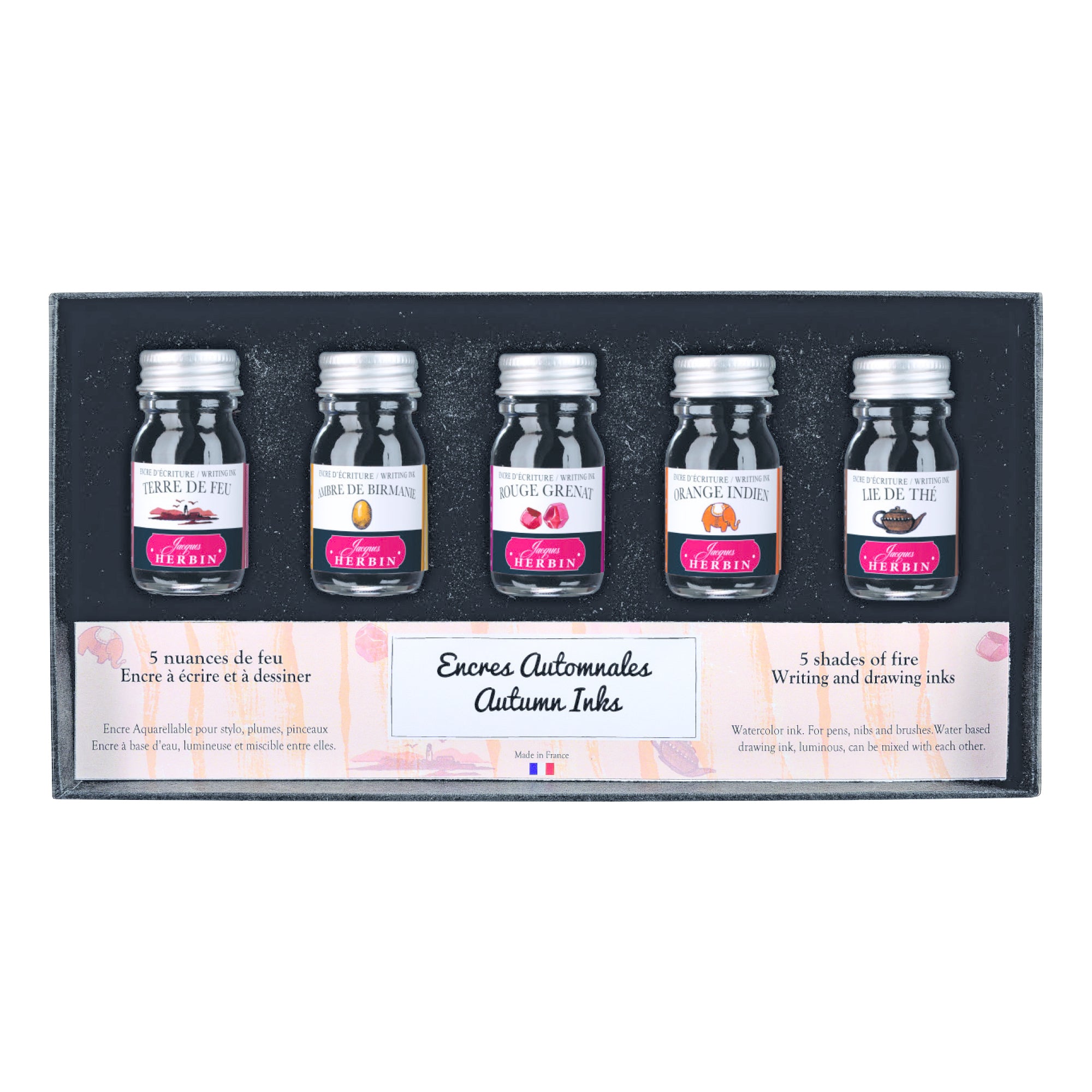 Jacques Herbin Writing Inks Set Autumn