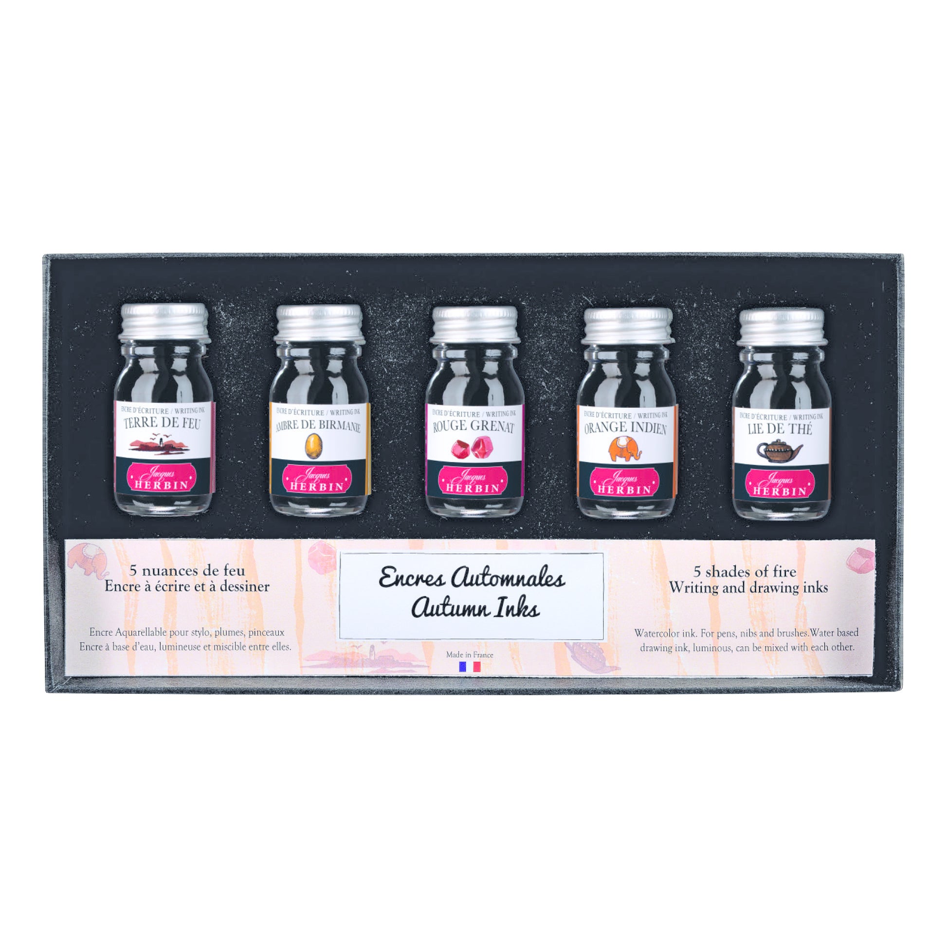 Jacques Herbin Writing Inks Set Autumn