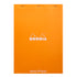Rhodia No. 18 Top Stapled Notepad A4 Dot Grid Orange
