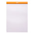 Rhodia No. 18 Top Stapled Notepad A4 Dot Grid Orange