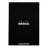 Rhodia No. 18 Top Stapled Notepad A4 Dot Grid Black