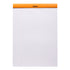 Rhodia No. 18 Top Stapled Notepad A4 Lined Orange