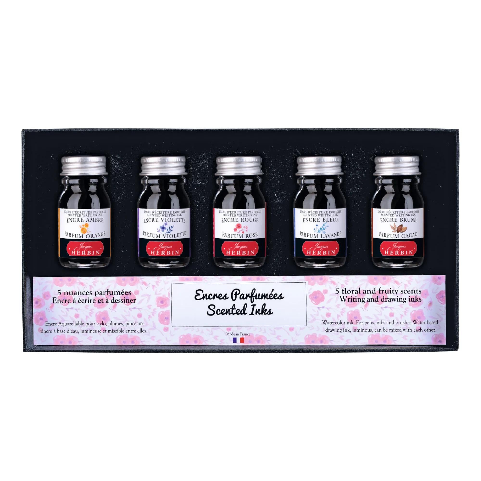 Jacques Herbin Scented Writing Inks Gift Set