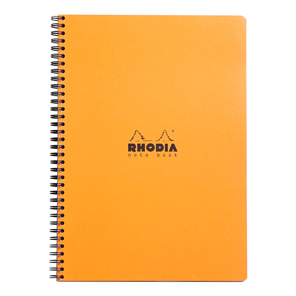 Rhodia Wirebound Notebook A4+ Grid Orange
