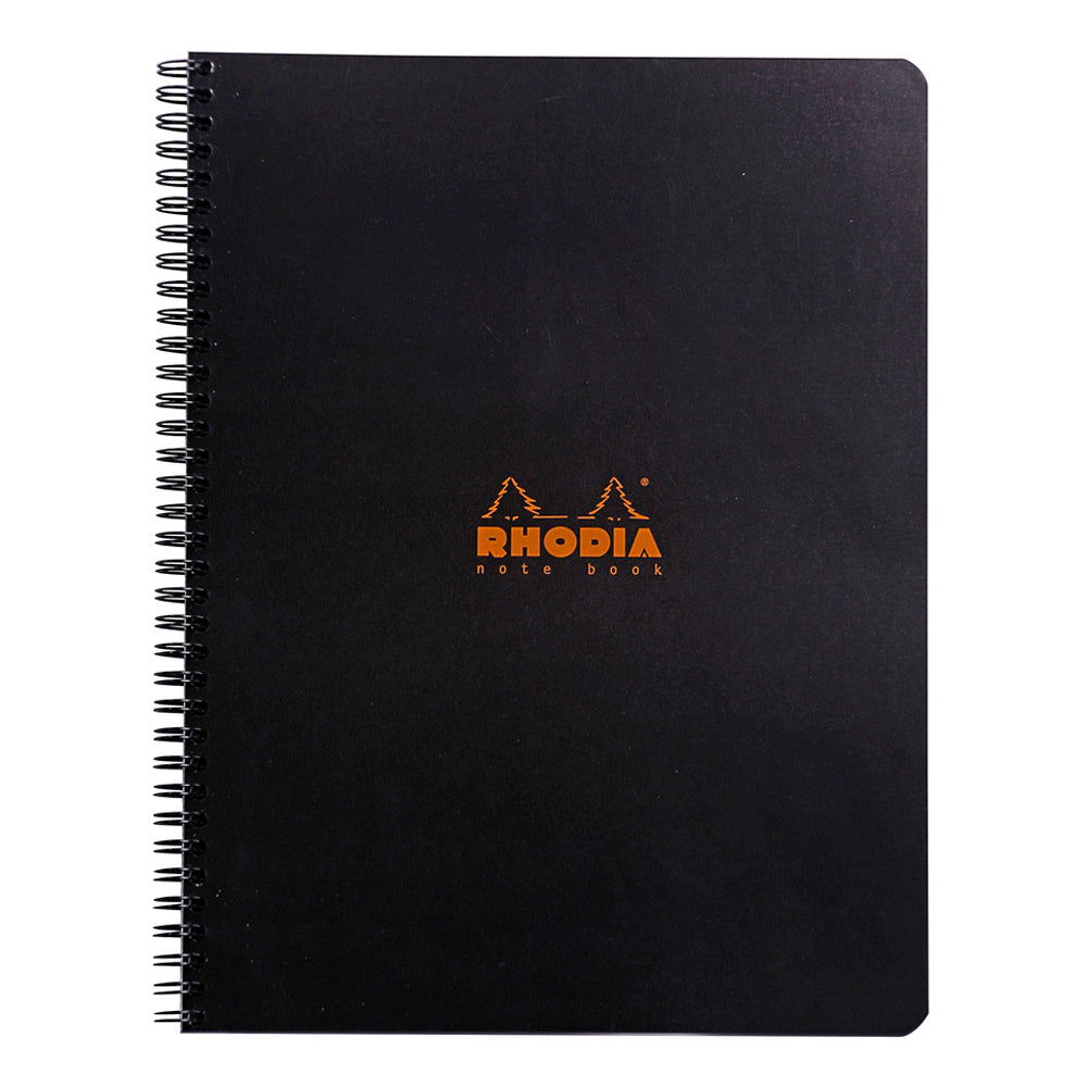 Rhodia Wirebound Notebook A4+ Grid Black
