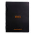 Rhodia Wirebound Notebook A4+ Dot Grid Black