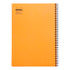 Rhodia Wirebound Notebook A4+ Lined Orange