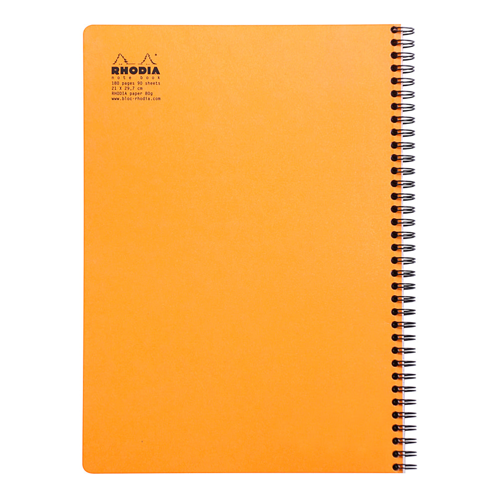 Rhodia Wirebound Notebook A4+ Lined Orange