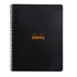 Rhodia Meeting Book Wirebound A4+ Black