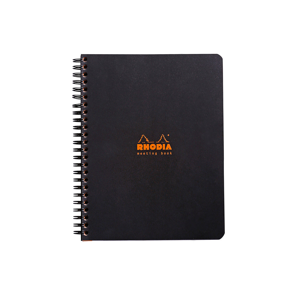 Rhodia Meeting Book Wirebound A5+ Black
