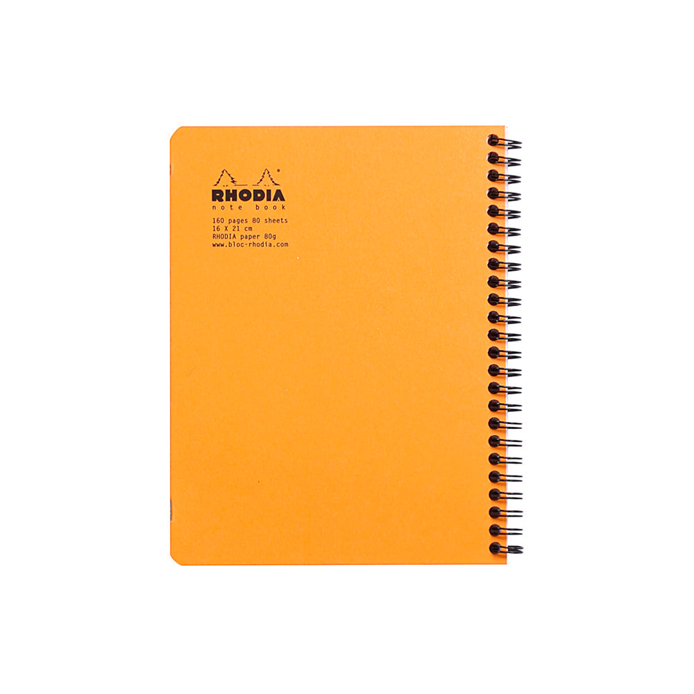 Rhodia Wirebound Notebook A5+ Grid Orange