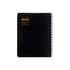 Wirebound Notebook A5+ Grid Black