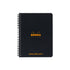 Rhodia Wirebound Notebook A5+ Dot Grid Black