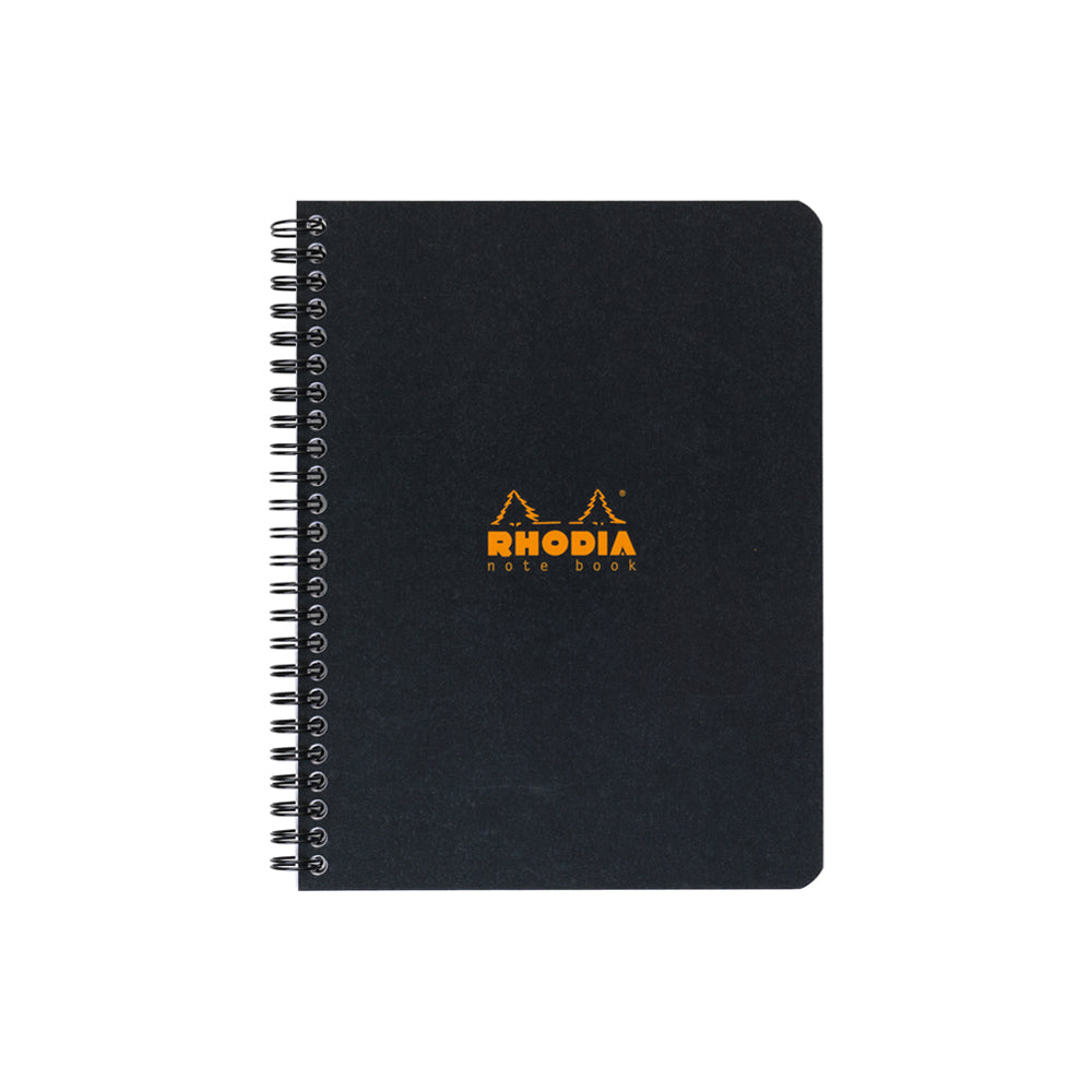 Rhodia Wirebound Notebook A5+ Lined Black