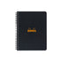 Rhodia Wirebound Notebook A5+ Lined Black
